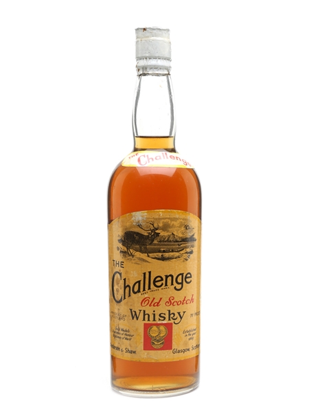 The Challenge Old Scotch Whisky Bottled 1960s - Anderson & Shaw 75cl / 40%