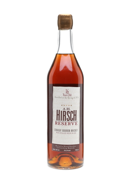 A H Hirsch Reserve 16 Year Old Distilled Spring 1974 75cl / 45.8%