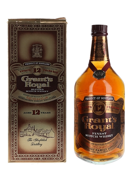 Grant's Royal 12 Year Old Bottled 1980s 100cl / 43%