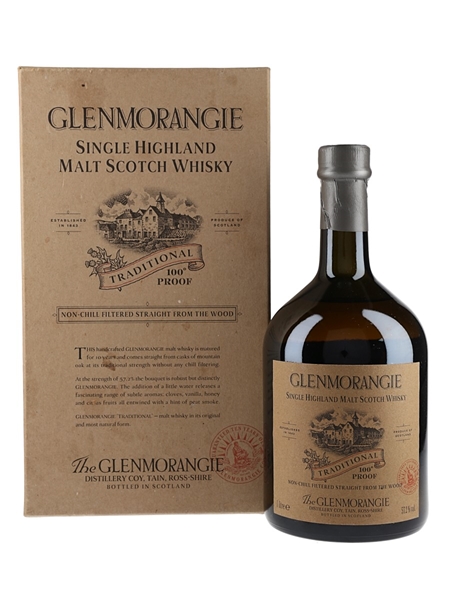 Glenmorangie Traditional 10 Year Old 100 Proof  100cl / 57.2%