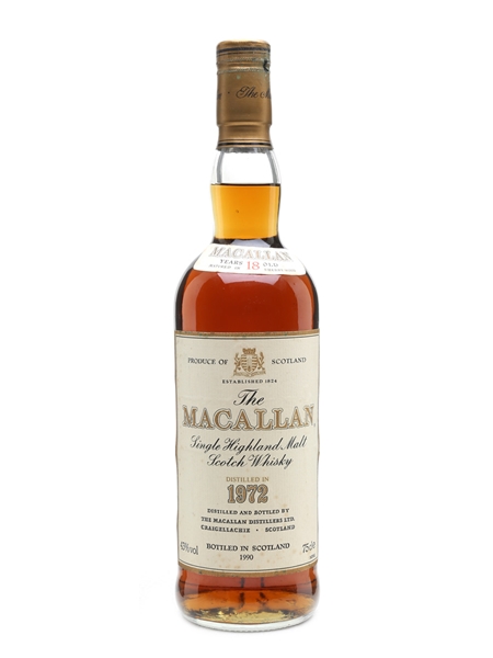 Macallan 1972 18 Year Old 75cl / 43%