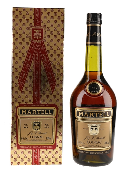 Martell 3 Star VS Bottled 1980s 68cl / 40%