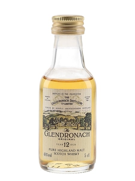 Glendronach 12 Year Old Original Bottled 1980s 5cl / 40%