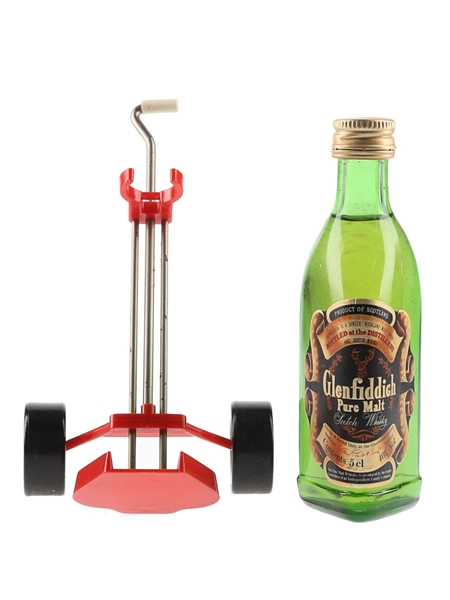 Glenfiddich Pure Malt Bottled 1980s - Golf Trolley 5cl / 40%