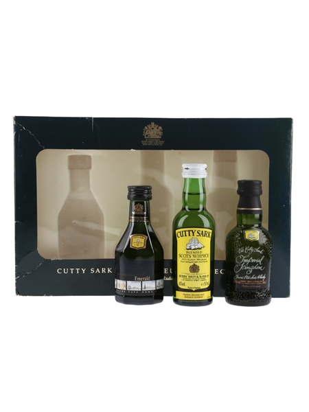 Cutty Sark Connoiseurs' Collection Emerald, Scots Whisky & Imperial Kingdom Set 3 x 5cl / 43%