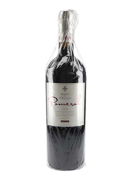 Pomerol Reserve De St Jacques 2004 Micro Cuvee - Calvet 75cl / 13%