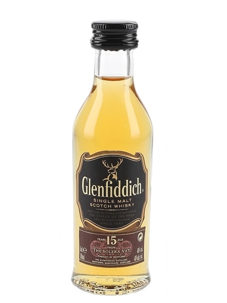 Glenfiddich 15 Year Old Single Malt Solera Vat 5cl / 40%