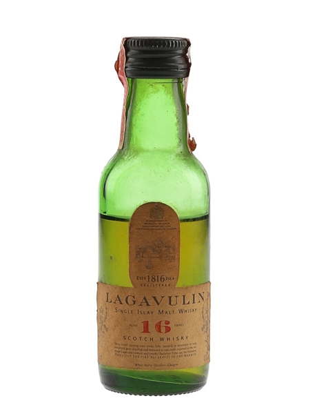 Lagavulin 16 Year Old Bottled 1980s-1990s - White Horse Distillers 5cl / 43%