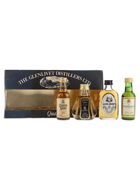 Glenlivet Distillers Set Glenlivet, Glen Grant, Something Special & Queen Anne 4 x 5cl