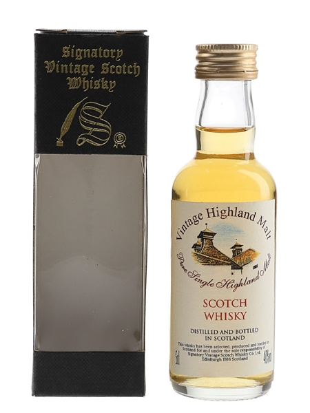 Vintage Highland Malt Signatory Vintage 5cl / 40%