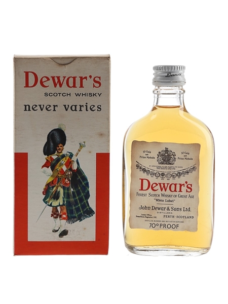 Dewar's White Label Bottled 1970s 5cl / 40%