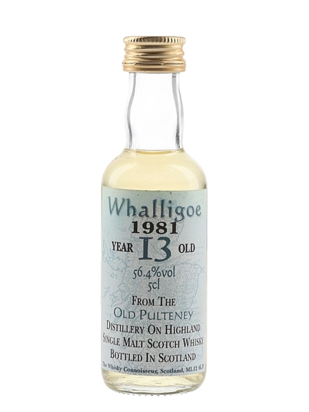 Old Pulteney 1981 13 Year Old Whalligoe The Whisky Connoisseur 5cl / 56.4%