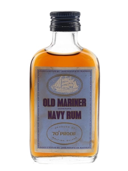 Old Mariner Demerara Navy Rum Bottled 1960s - James Pickup & Co. 5cl / 40%