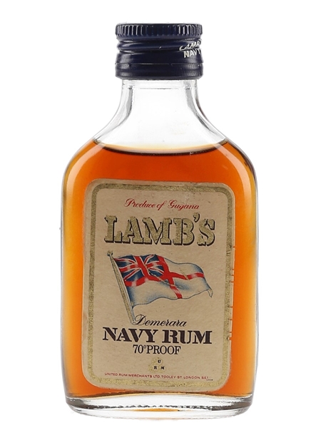 Lamb's Demerara Navy Rum Bottled 1970s 5cl / 40%