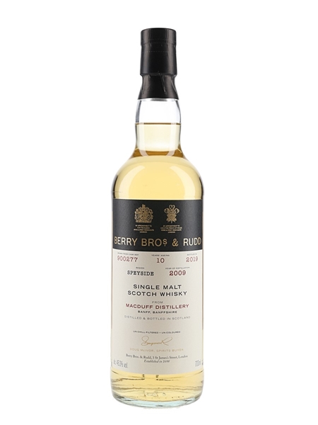 Macduff 2009 10 Year Old Bottled 2019 - Berry Bros & Rudd 70cl / 46%