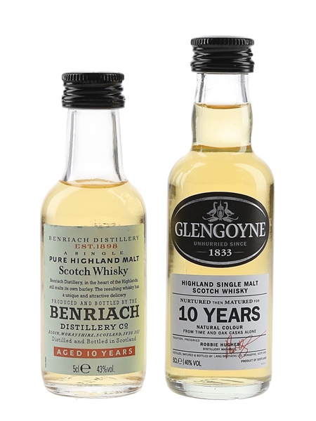 Benriach & Glengoyne 10 Year Old  5cl