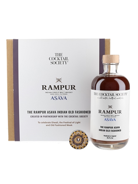 Rampur Asava Indian Old Fashioned The Cocktail Society 50cl / 26.4%