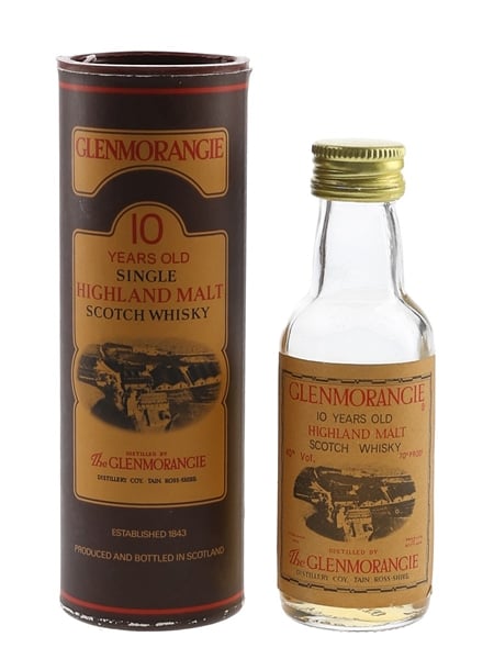 Glenmorangie 10 Year Old Bottled 1980s 5cl / 40%