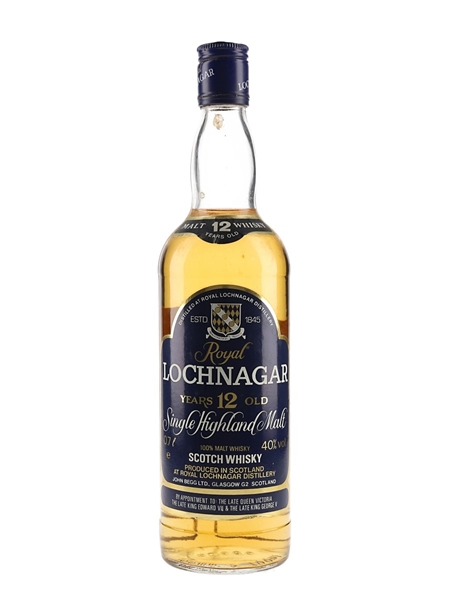 Royal Lochnagar 12 Year Old Bottled 1990s 70cl / 40%