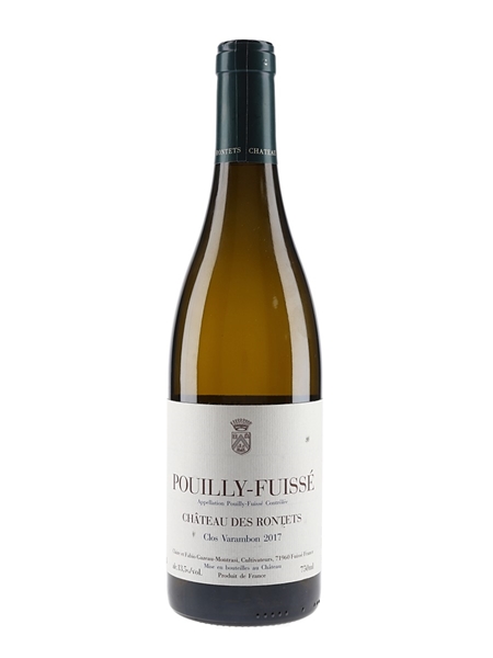 Pouilly Fuisse Clos Varambon 2017 Chateau Des Rontets 75cl / 13.5%