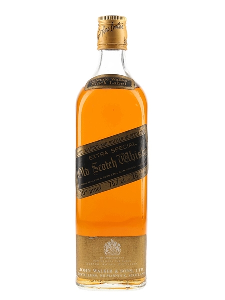 Johnnie Walker Black Label Extra Special Bottled 1970s 75.7cl / 40%