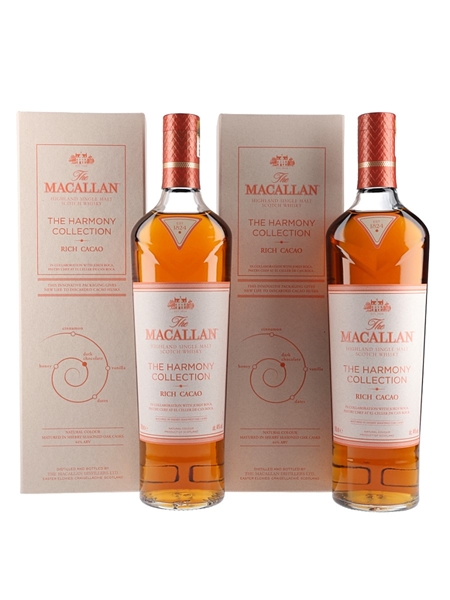 Macallan The Harmony Collection Rich Cacao  2 x 70cl / 44%