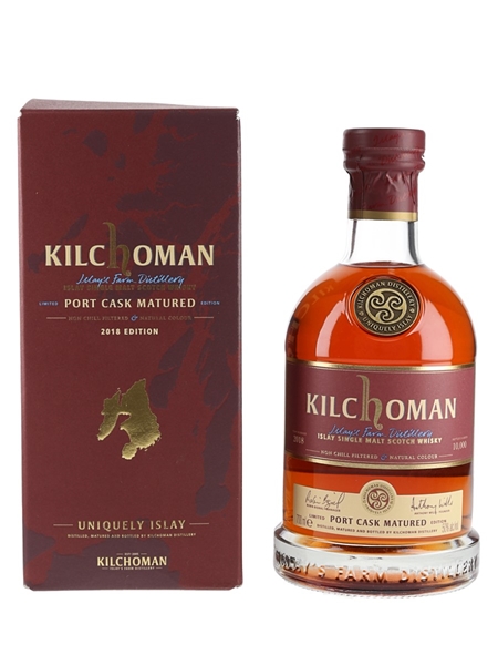 Kilchoman Port Cask 2018 Release Port Cask Matured Edition 70cl / 50%