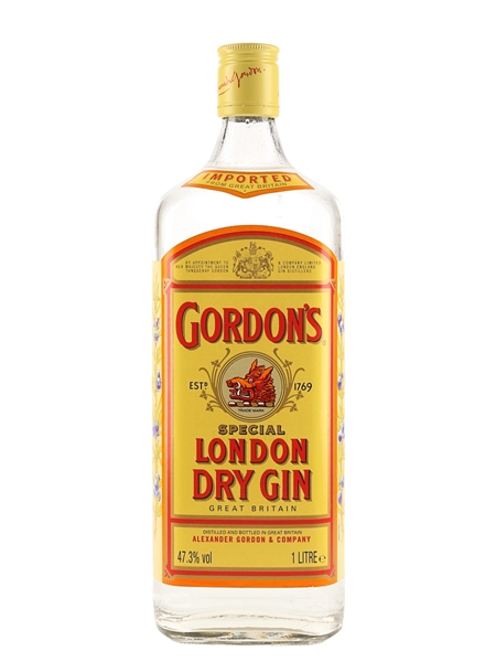 Gordon's Special London Dry Gin Bottled 1990s 100cl / 47.3%