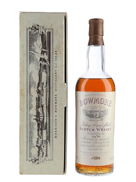 Bowmore 1956 Sherry Casks Bottled 1980s - Whisky Imports, Australia 75cl / 43%