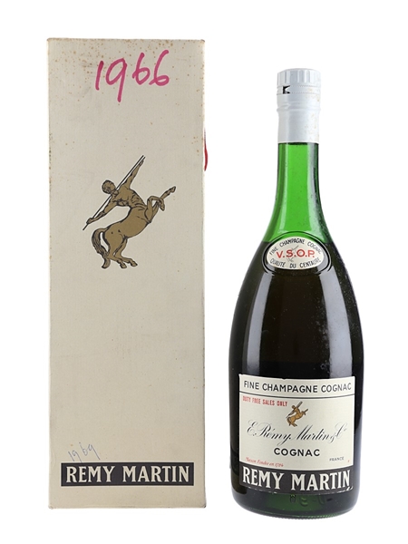 Remy Martin VSOP Cognac Bottled 1960s - Duty Free 70cl