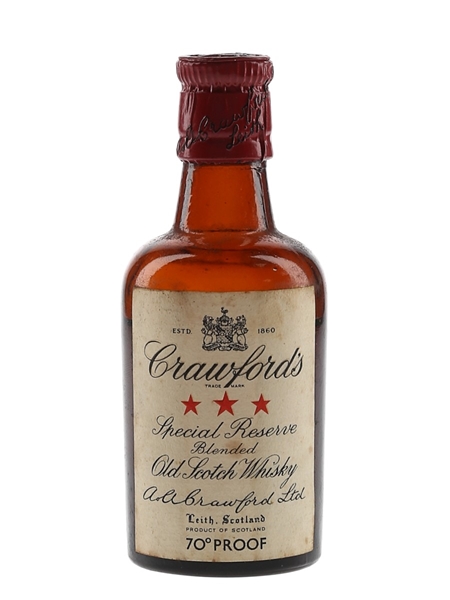 Crawford's 3 Star Bottled 1960s 5cl / 40%