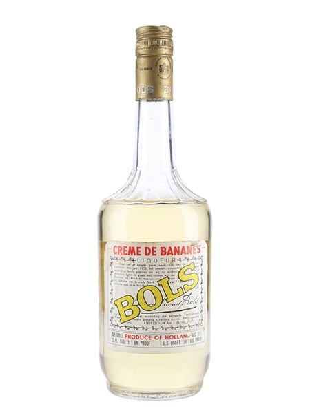 Bols Creme De Bananes Bottled 1970s 100cl / 29%