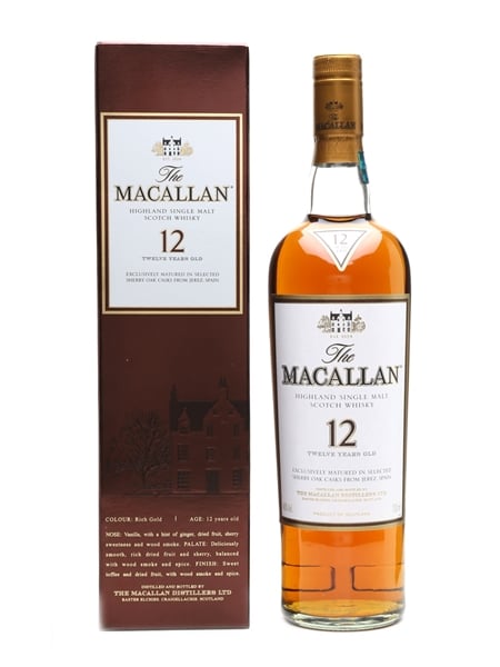 Macallan 12 Year Old Sherry Oak 70cl / 40%