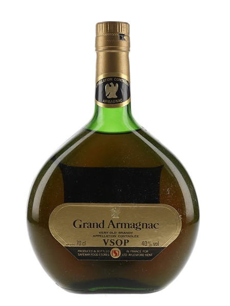 Grand Armagnac VSOP Bottled 1990s - Safeway Food Stores 70cl / 40%