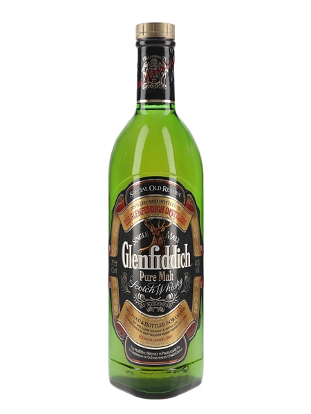 Glenfiddich Special Old Reserve Pure Malt Bottled 1980s 75cl / 40%