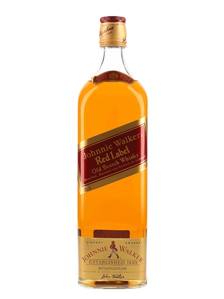 Johnnie Walker Red Label Bottled 1990s 100cl / 43%