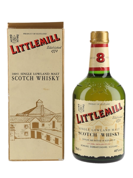 Littlemill 8 Year Old Bottled 1990s 70cl / 40%