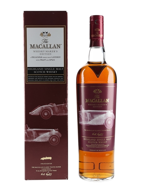 Macallan Whisky Maker's Edition Classic Travel Range - 1940s Roadster 70cl / 42.8%