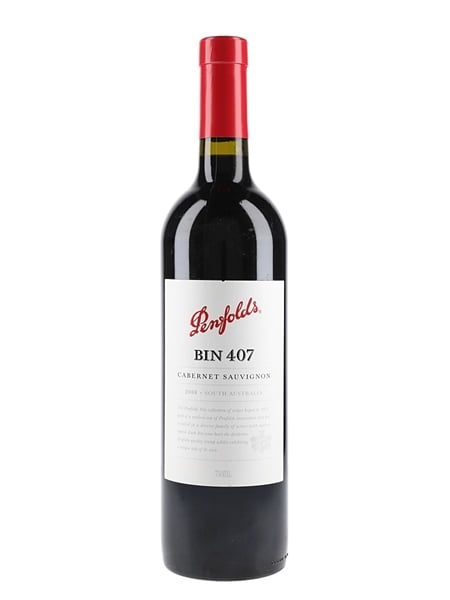 Penfolds 2008 Bin 407 Cabernet Sauvignon 75cl / 14.5%