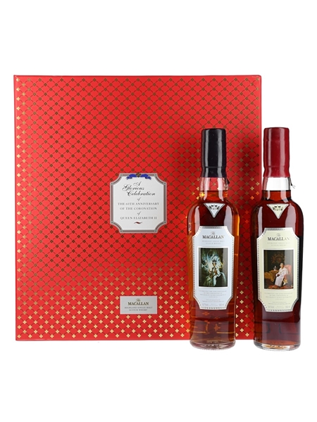 Macallan Coronation 60th Anniversary Of Queen Elizabeth II 2 x 35cl