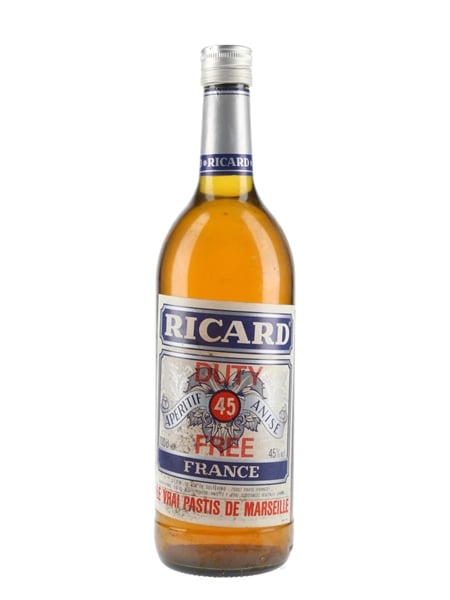 Ricard Pastis De Marseille Bottled 1990s - Duty Free 100cl / 45%