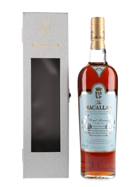 Macallan Royal Marriage Bottled 2011 - Kate & William 70cl / 46.8%