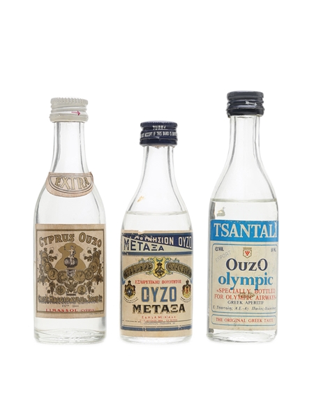 Ouzo Miniatures  3 x 5cl