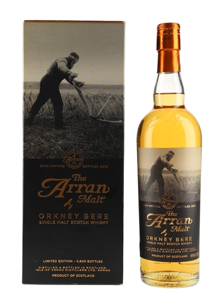 Arran 2004 Orkney Bere Barley Bottled 2012 70cl / 46%