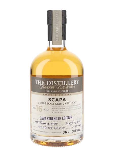 Scapa 2002 16 Year Old The Distillery Reserve Collection Bottled 2018 - Chivas Brothers 50cl / 50.9%