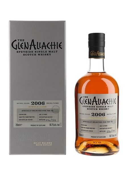 Glenallachie 2006 15 Year Old Single Cask 868 Bottled 2021 - UK Exclusive 70cl / 60.7%