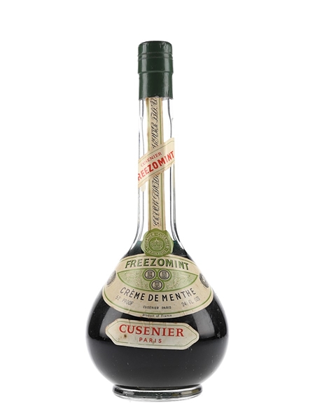 Cusenier Freezomint Creme De Menthe Bottled 1960s 70cl / 30%