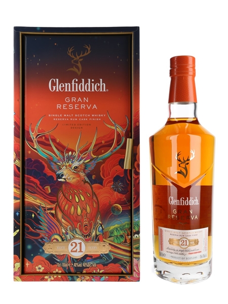 Glenfiddich 21 Year Old Gran Reserva Chinese New Year 2022 Limited Edition 70cl / 40%