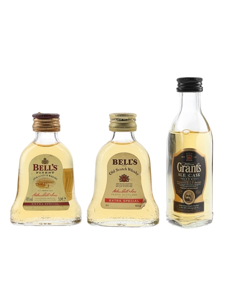 Bell's & Grant's Bottled 1970s-1980s 3 x 5cl / 40%