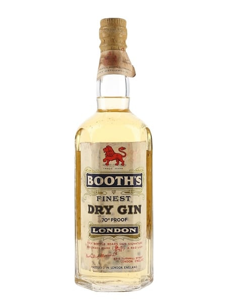 Booth's London Dry Gin Bottled 1955 75cl / 40%